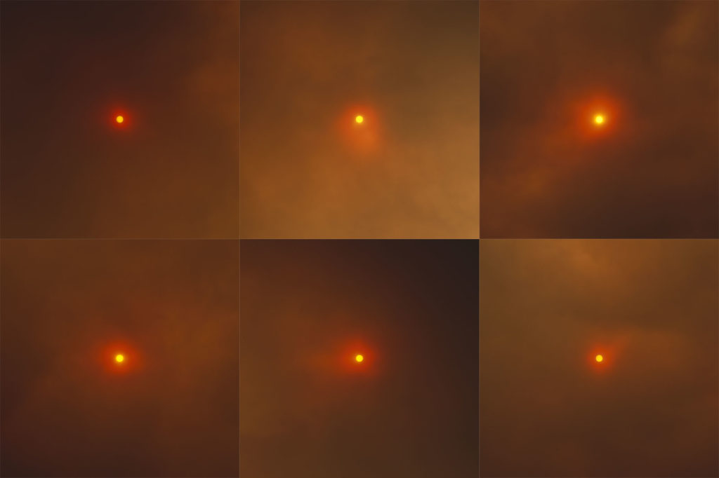 Sun and Smoke Composite, Six Suns
