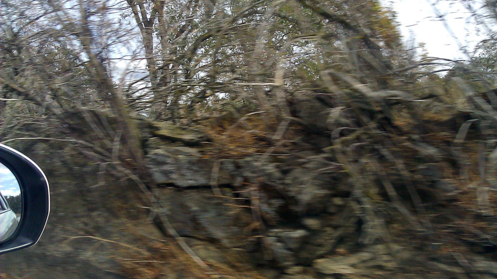 Sierra Foothills (Mirror, rocks and Branches)